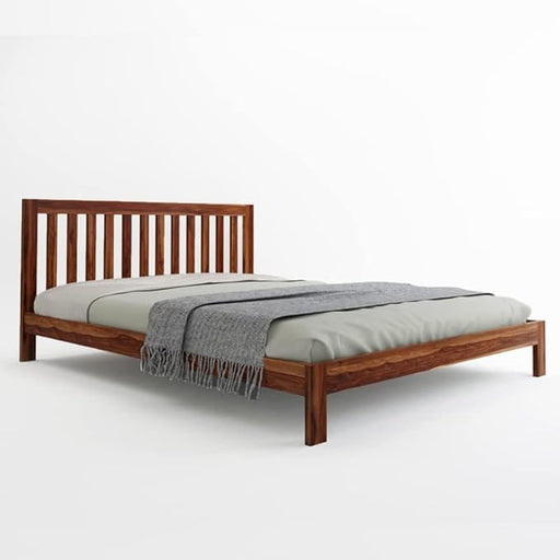 Wudniture Solid Sheesham Wooden King Size Bed
