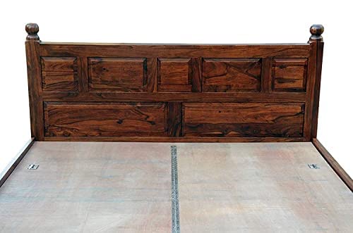 Wudniture Solid Sheesham Queen Size Bed