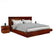 Wudniture Furniture Solid Sheesham Wooden Queen Size Bed