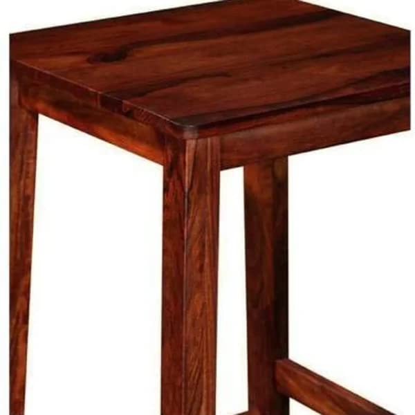 Wudniture Furniture Wooden Long Bar Table with 2 Stool