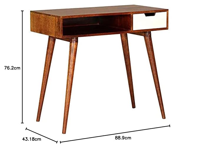 Wudniture Wooden Writing Study Desk Table