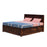 Wudniture Solid Sheesham Wood King Size Bed