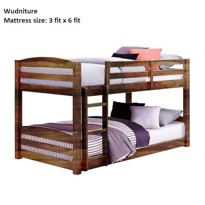 Wudniture Furniture Solid Sheesham Wood Bunk Bed