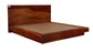 Wudniture Furniture Solid Sheesham Wooden Queen Size Bed
