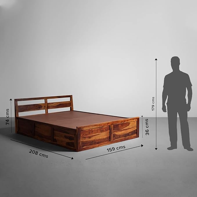 Wudniture Sheesham Wood Bed