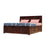 Wudniture Solid Sheesham Wood King Size Bed