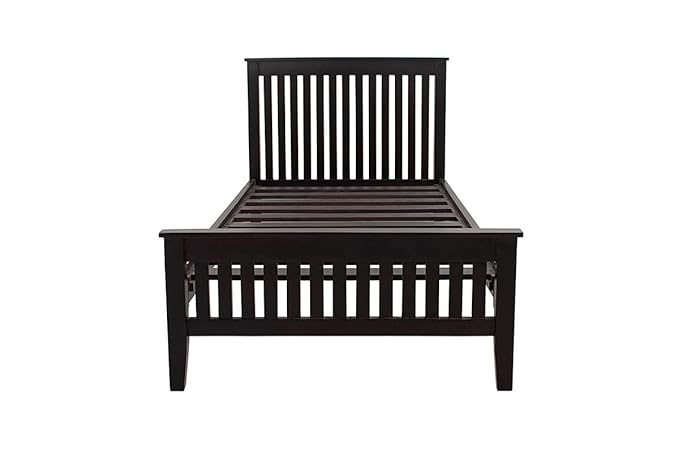 Wudniture Solid Sheesham Wood Single Bed