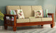Home furniture Wooden Sofa Set for Living Room and Office 3 Seater (3 Seater, Teak Finish) Handicraft- Hand Made