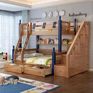 Wudniture Solid Sheesham Wood Bunk Bed