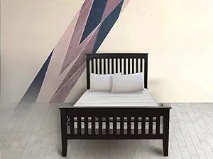 Wudniture Solid Sheesham Wood Single Bed