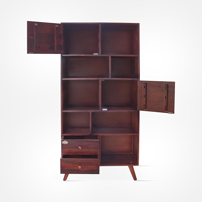 Wudniture Sheesham Wood Book Shelf