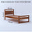Wudniture Solid Sheesham Wood Single Bed