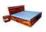 Wudniture Solid Sheesham Wood King Size Bed