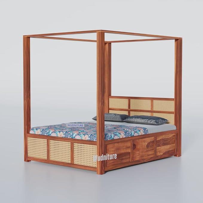 Wudniture Queen Size sheesham Bed