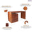 Wudniture Furniture Wooden Study Writing Table