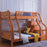 Wudniture Solid Sheesham Wood Multifunctional Bunk Bed