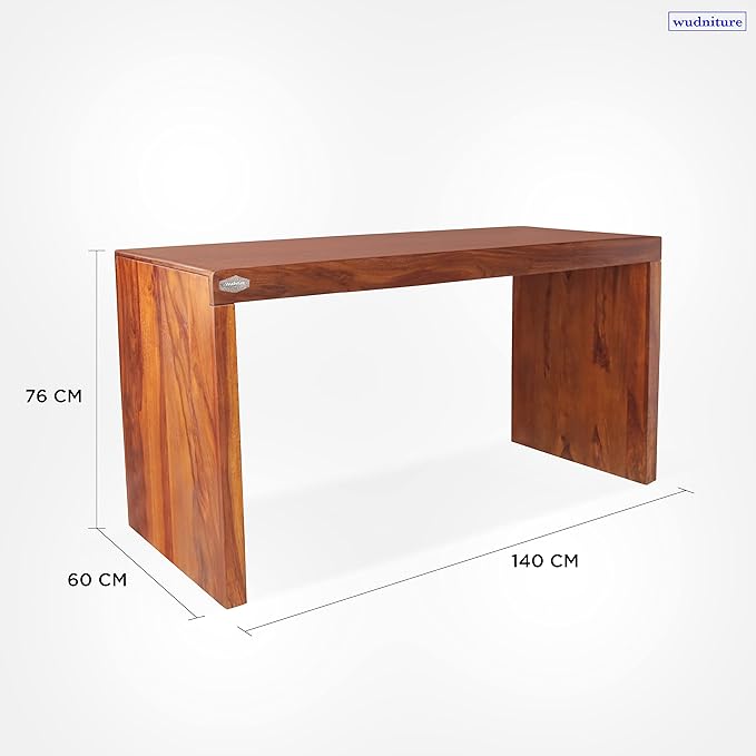Wudniture Solid Wooden Study Desktop & Laptop Computer Table