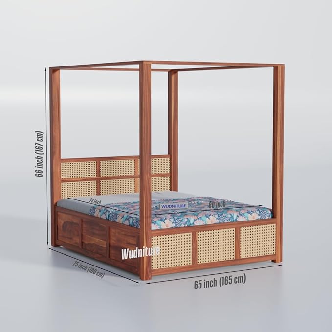 Wudniture Queen Size sheesham Bed