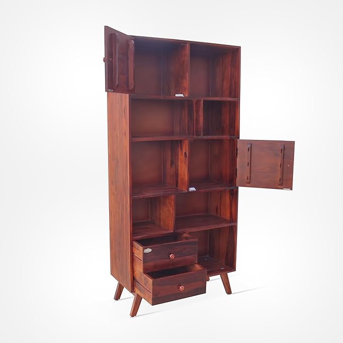 Wudniture Sheesham Wood Book Shelf
