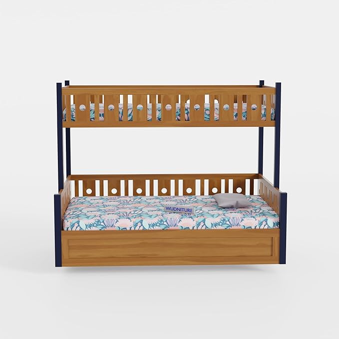 Wudniture Solid Sheesham Wood Bunk Bed