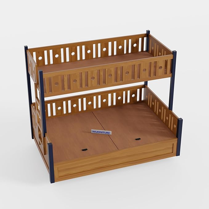 Wudniture Solid Sheesham Wood Bunk Bed