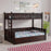 Wudniture Solid Sheesham Wood Bunk Bed