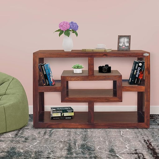 Wudniture Sheesham Wooden Bookcase Shelves